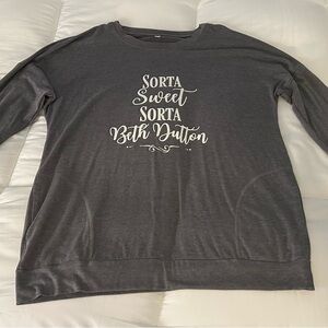 Gray Long Sleeve Tee